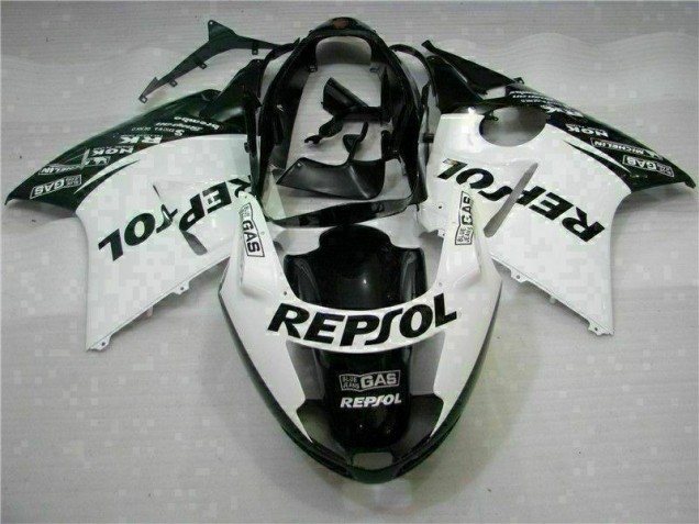 White Black Repsol 96-07 Honda CBR1100XX Motorcycle Fairings