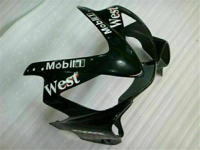 White Black West 01-03 Honda CBR600 F4i Motorcycle Fairings White Black West 01-03 Honda CBR600 F4i Motorcycle Fairings