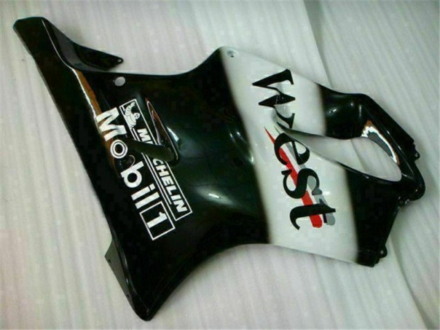 White Black West 01-03 Honda CBR600 F4i Motorcycle Fairings White Black West 01-03 Honda CBR600 F4i Motorcycle Fairings