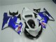 White Blue 01-03 Suzuki GSXR 600/750 Motorcycle Fairings White Blue 01-03 Suzuki GSXR 600/750 Motorcycle Fairings