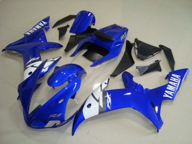 White Blue 02-03 Yamaha YZF R1 Motorcycle Fairings