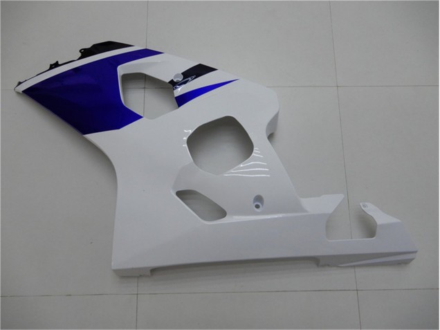White Blue 04-05 Suzuki GSXR 600/750 Motorcycle Fairings