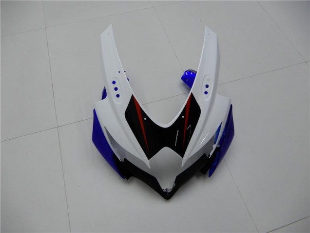 White Blue 08-10 Suzuki GSXR 600/750 Motorcycle Fairings