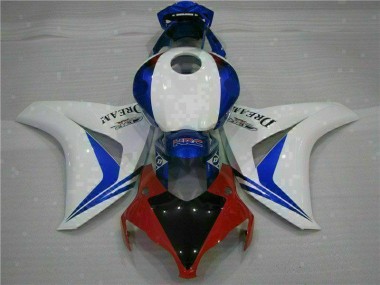 White Blue 08-11 Honda CBR1000RR Full Motorcycle Fairing Kits