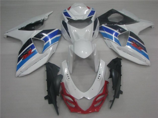 White Blue 09-16 Suzuki GSXR 1000 Motorcycle Fairings White Blue 09-16 Suzuki GSXR 1000 Motorcycle Fairings