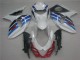 White Blue 09-16 Suzuki GSXR 1000 Motorcycle Fairings White Blue 09-16 Suzuki GSXR 1000 Motorcycle Fairings