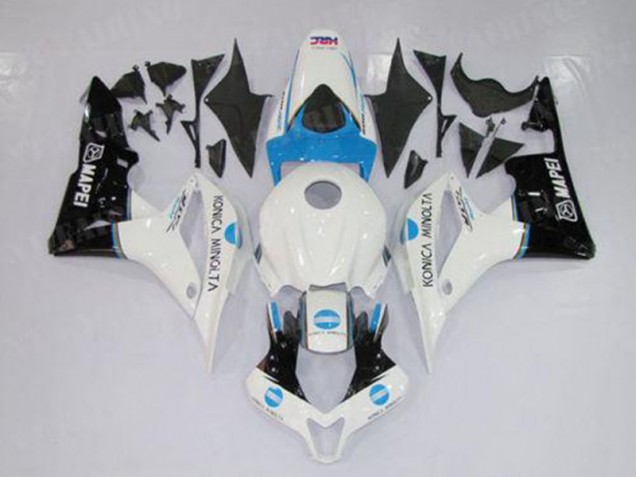 White Blue Black 07-08 Honda CBR600RR Motorcycle Fairings White Blue Black 07-08 Honda CBR600RR Motorcycle Fairings