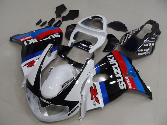 White Blue Motul 98-03 Suzuki TL1000R Motorcycle Fairings White Blue Motul 98-03 Suzuki TL1000R Motorcycle Fairings