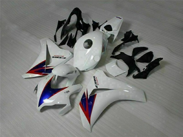 White Blue Red 08-11 Honda CBR1000RR Motorcycle Fairing White Blue Red 08-11 Honda CBR1000RR Motorcycle Fairing