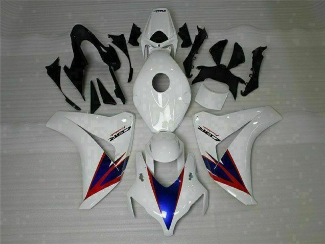 White Blue Red 08-11 Honda CBR1000RR Motorcycle Fairing White Blue Red 08-11 Honda CBR1000RR Motorcycle Fairing