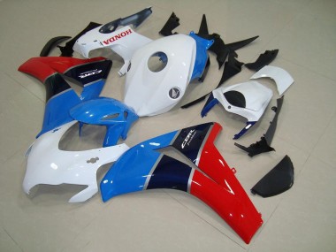 White Blue Red 08-11 Honda CBR1000RR Motorcycle Fairings