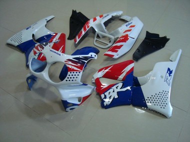 White Blue Red 92-93 Honda CBR900RR 893 Motorcycle Fairings
