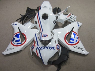 White Blue Repsol 08-11 Honda CBR1000RR Motorcycle Fairing