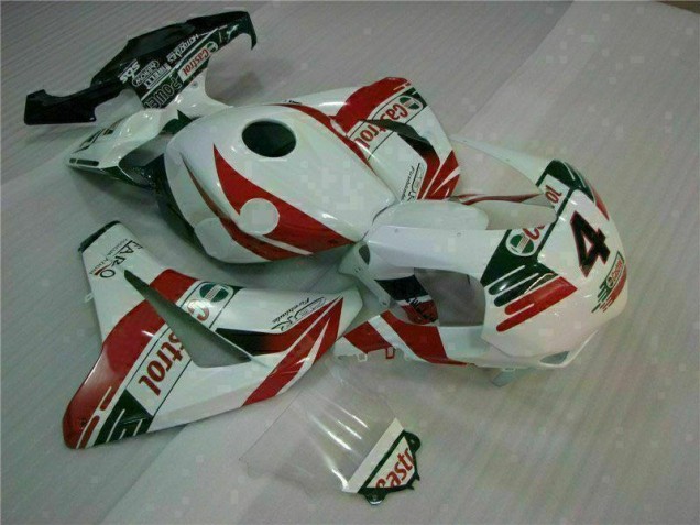 White Castrol 4 08-11 Honda CBR1000RR Motorcycle Fairings White Castrol 4 08-11 Honda CBR1000RR Motorcycle Fairings