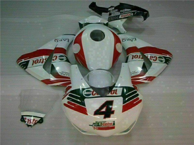 White Castrol 4 08-11 Honda CBR1000RR Motorcycle Fairings White Castrol 4 08-11 Honda CBR1000RR Motorcycle Fairings