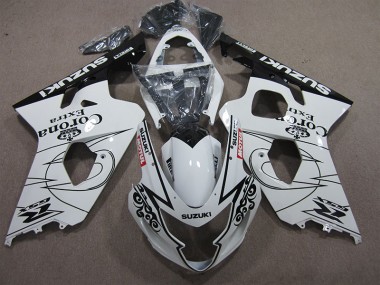 White Corona Extra Motul 04-05 Suzuki GSXR 600 Motorcycle Fairings
