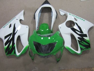White Green 99-00 Honda CBR600 F4 Motorcycle Fairings