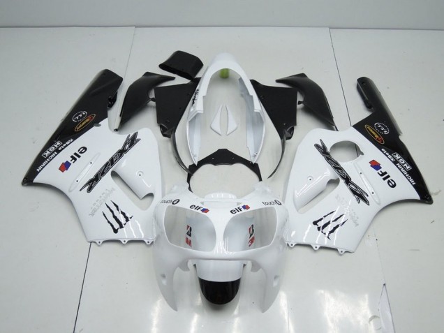 White Monster 00-01 Kawasaki ZX12R Motorcycle Fairings White Monster 00-01 Kawasaki ZX12R Motorcycle Fairings