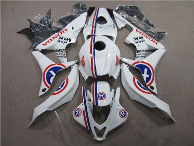 White R 07-08 Honda CBR600RR Motorcycle Fairings