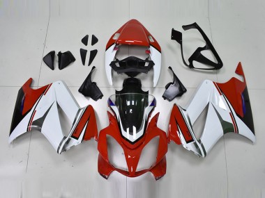 White Red 02-13 Honda VFR800 Motorcycle Fairings