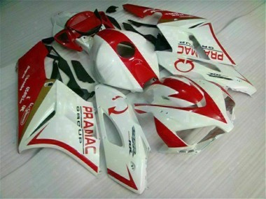 White Red 04-05 Honda CBR1000RR Motorcycle Fairing Kits & Plastic
