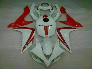 White Red 07-08 Yamaha YZF R1 Motorcycle Fairings