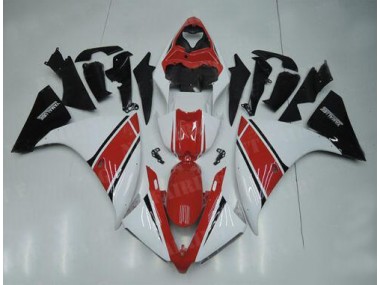 White Red Black 12-14 Yamaha YZF R1 Motorcycle Fairings