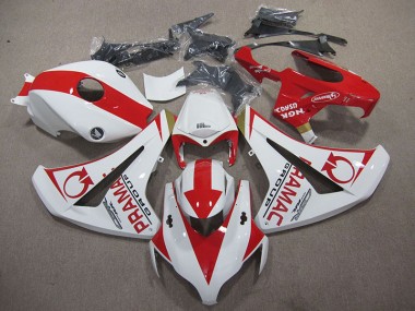 White Red PRAMAC 08-11 Honda CBR1000RR Motorcycle Fairings