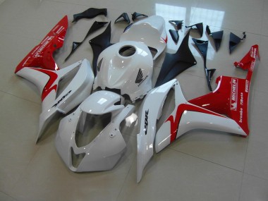 White Red Race Version 07-08 Honda CBR600RR Motorcycle Fairings