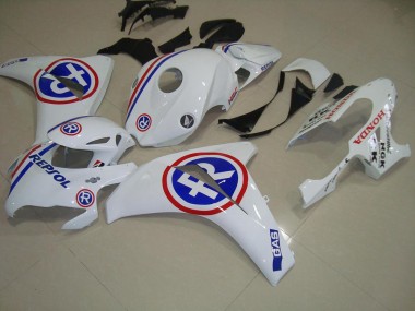 White Repsol 08-11 Honda CBR1000RR Motorcycle Fairings
