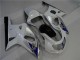 White Silver 01-03 Suzuki GSXR 600/750 Motorcycle Fairings White Silver 01-03 Suzuki GSXR 600/750 Motorcycle Fairings