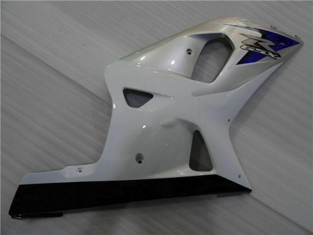 White Silver 01-03 Suzuki GSXR 600/750 Motorcycle Fairings White Silver 01-03 Suzuki GSXR 600/750 Motorcycle Fairings