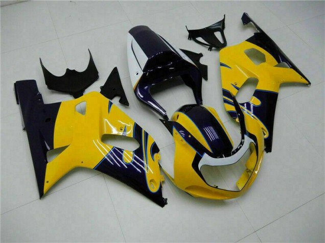 Yellow 01-03 Suzuki GSXR 600/750 Motorcycle Bodywork Yellow 01-03 Suzuki GSXR 600/750 Motorcycle Bodywork