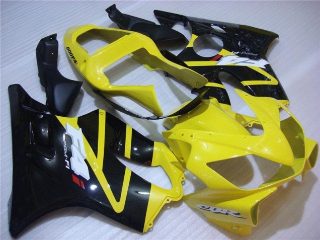 Yellow Black 01-03 Honda CBR600 F4i Motorcycle Bodywork Yellow Black 01-03 Honda CBR600 F4i Motorcycle Bodywork