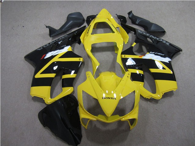 Yellow Black 01-03 Honda CBR600 F4i Motorcycle Fairing Yellow Black 01-03 Honda CBR600 F4i Motorcycle Fairing