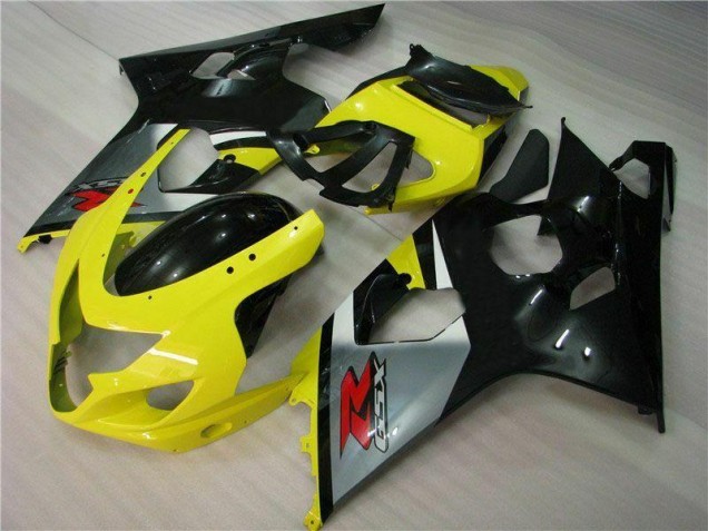 Yellow Black 04-05 Suzuki GSXR 600/750 Motorcycle Fairing Yellow Black 04-05 Suzuki GSXR 600/750 Motorcycle Fairing