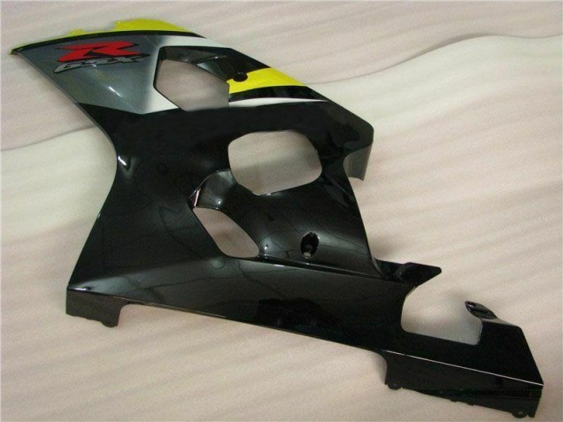 Yellow Black 04-05 Suzuki GSXR 600/750 Motorcycle Fairing Yellow Black 04-05 Suzuki GSXR 600/750 Motorcycle Fairing