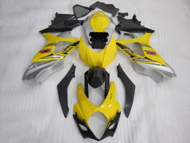 Yellow Black 07-08 Suzuki GSXR 1000 Motorcycle Fairing