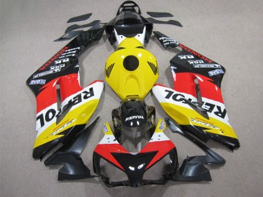 Yellow Red Repsol 04-05 Honda CBR1000RR Motorcycle Fairings