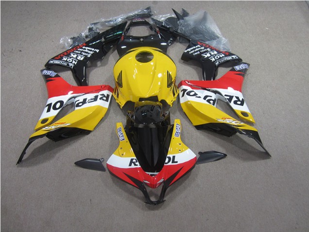 Yellow Repsol 04-05 Honda CBR1000RR Motorcycle Fairings