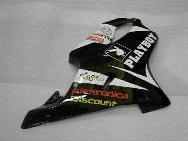 Yellow Silver Black Playboy 01-03 Honda CBR600 F4i Motorcycle Fairings Yellow Silver Black Playboy 01-03 Honda CBR600 F4i Motorcycle Fairings