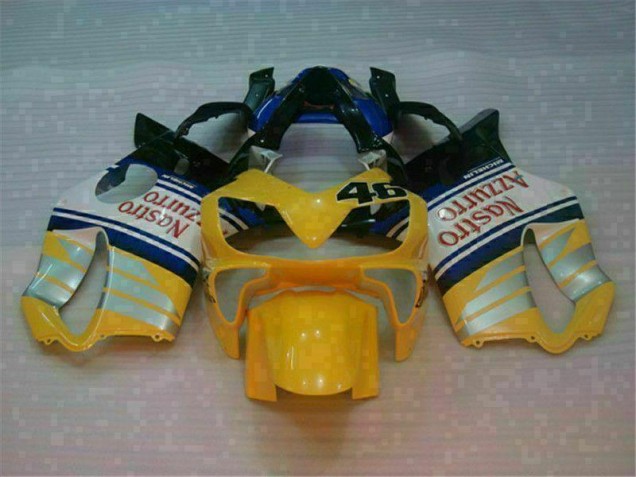 Yellow Silver Nastro Azzurro 01-03 Honda CBR600 F4i Motorcycle Fairings Yellow Silver Nastro Azzurro 01-03 Honda CBR600 F4i Motorcycle Fairings