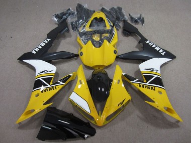 Yellow White Black 04-06 Yamaha YZF R1 Motorcycle Fairings