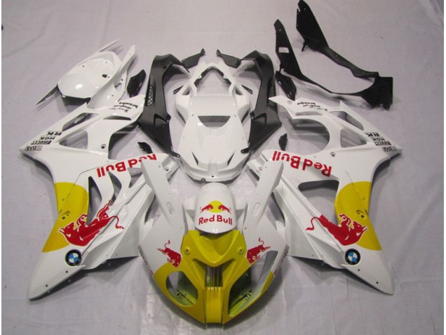 Yellow White RedBull 09-14 BMW S1000RR Motorcycle Fairings Yellow White RedBull 09-14 BMW S1000RR Motorcycle Fairings