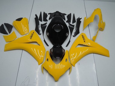 Yellow and Black 08-11 Honda CBR1000RR Motorcycle Fairings